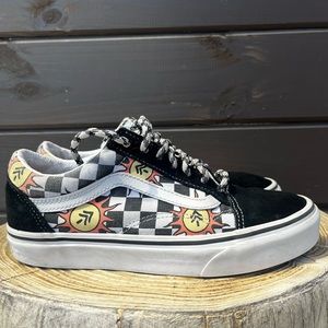 Black & White Checkered Vans x Parks Project Old Skool Sneakers